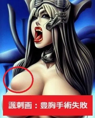 [MUTANTITS]諷刺画:この巨乳娘は豊胸手術に失敗したようですが、美女であることに変わりはありません。