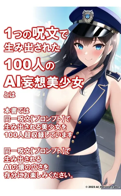 [AIヒロイン研究会]1つの呪文で生み出された100人のAI妄想美少女-18【検巨乳率No.1！ビキニポリス女子】