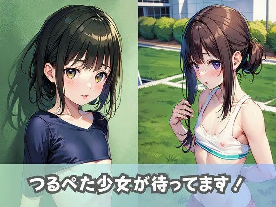 [美女AIコレクション]【つるぺた女子◯生】膨らみかけおっぱいのミニマムJK！貧乳ロリ女子校生がフルマラソンに挑戦