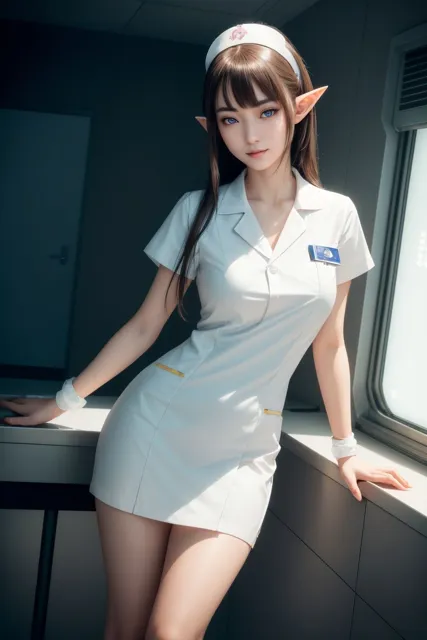 [Bokkemon]妄想体験シリーズ Vol.6 「エルフとナース服」 Elf and Nurse Uniform