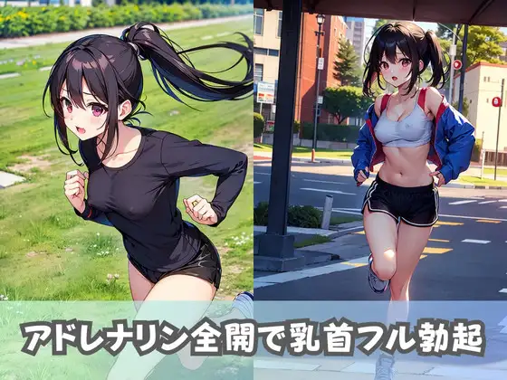 [AI美女コレクション]【巨乳スポーツ女子】ノーブラ美少女がフルマラソンに参加!乳首フル勃起の爆乳がぶるんぶるん!