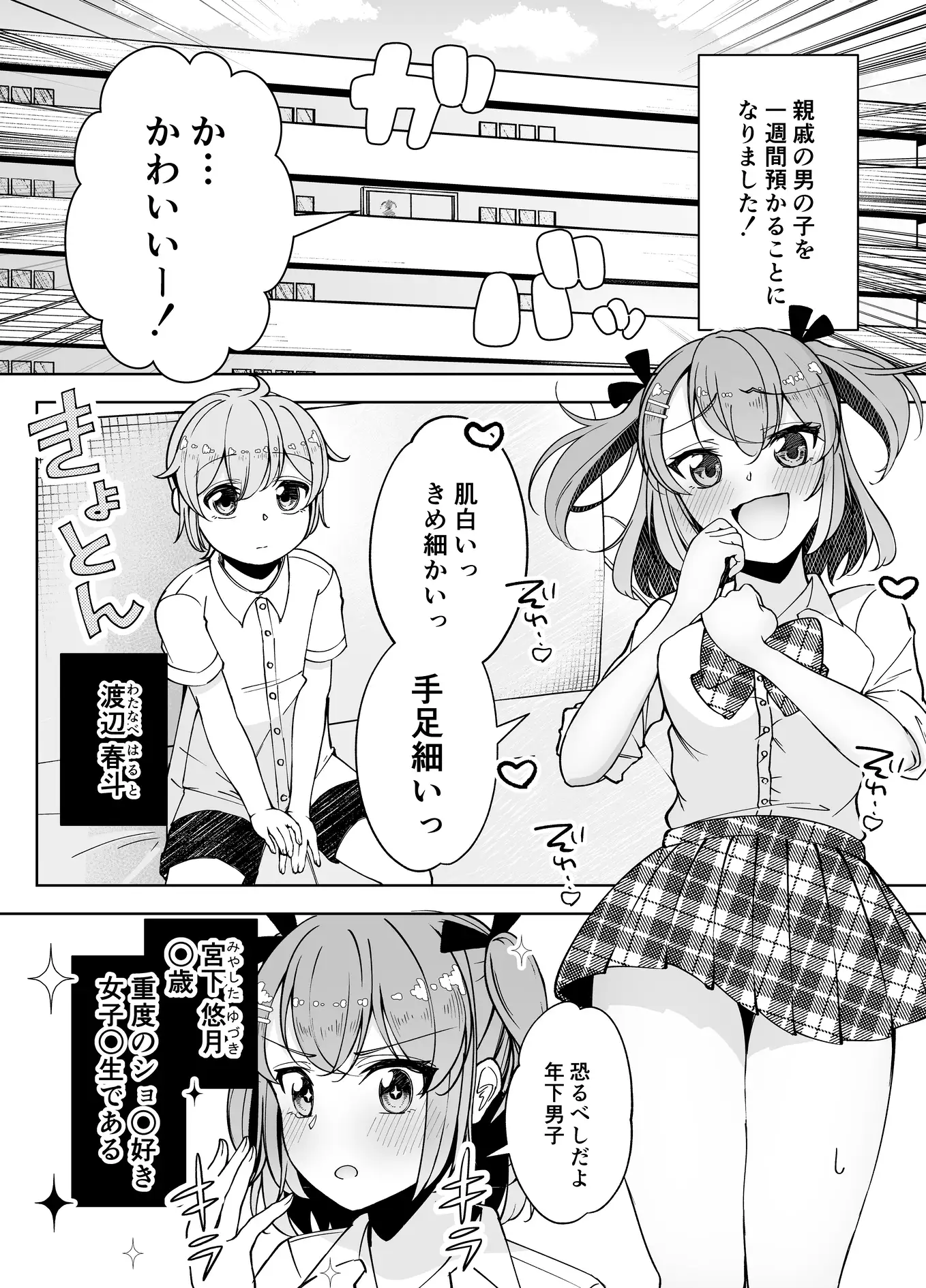 [愛娘ふぁむ]親戚の男の子を預かることになった女子校生のお話