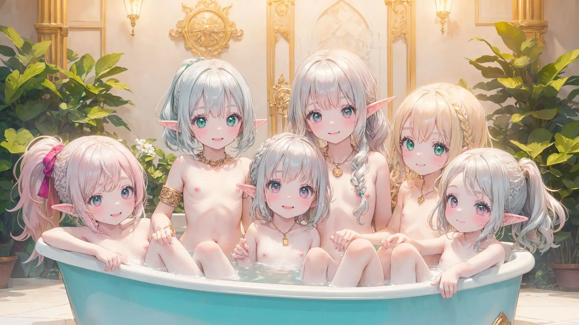 [ハーレム希望者]濡れたハーレム Wet Harem 2 - エルフ版