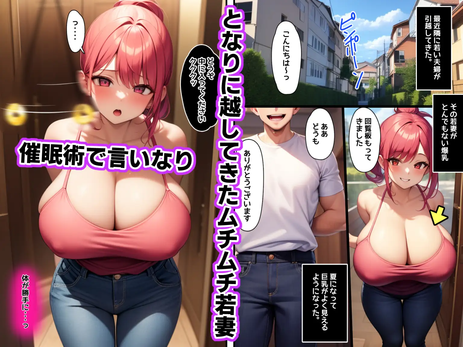 [あかめ・てい]隣の爆乳若妻サイミン寝取りー子なし夫婦に種付け托卵する俺ー