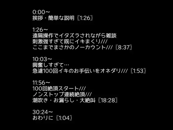 [アルギュロスの寝室]【1日100回絶頂ノルマ×10日チャレンジ】3日目:遠隔操作でクリ×Gスポ×ポルチオ責められてがイクの止まらない!!