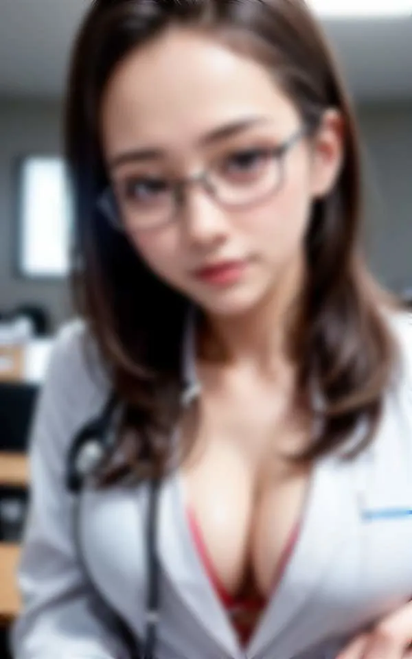 [4K-LABO]保健室の淫乱先生 大量搾精 性欲検査 極上巨乳パイずり