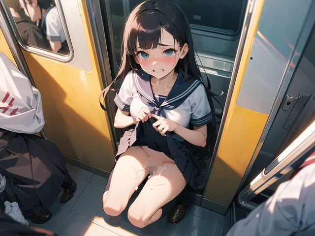 [AI-beauty2.5]【45%OFF】【4K高画質】痴●が黙認される通学電車（2両目）