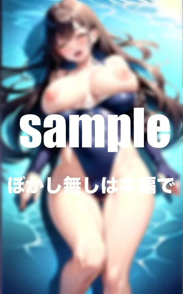 [アニメサークル]淫乱水泳部 練習後は爆乳に！スク水ズラして中に！出しまくり！