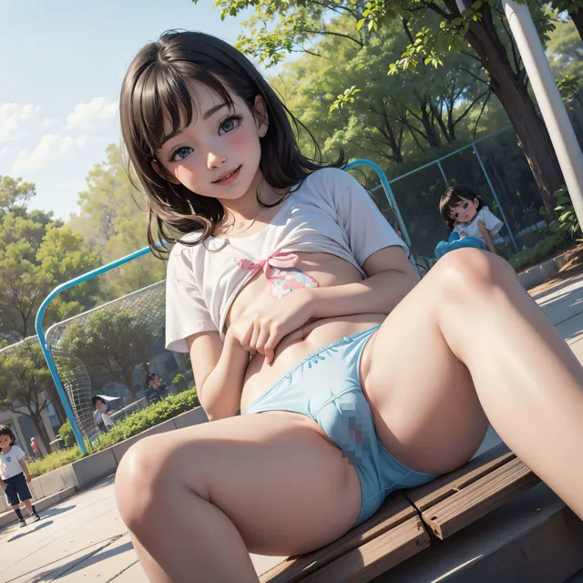 [愛欲メトロ]公園少女は最高の 笑顔で魅せてくれる