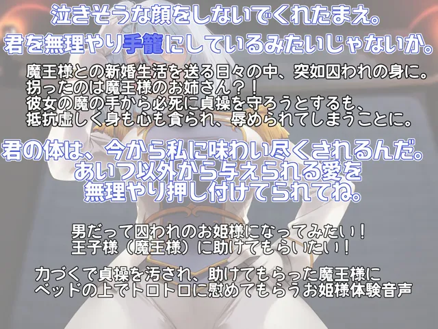 [狐屋本舗]キミが妹の花婿だね？ 魔王様のお姉さんに拐われて略奪愛撫 〜助けて魔王様！これ以上は貞操を守れません！〜