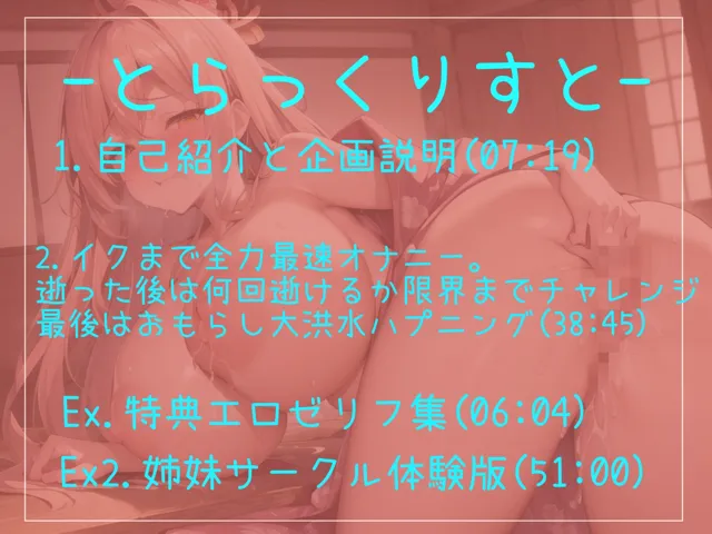 [ガチおな（特化）]【90%OFF】【豪華特典複数あり】オホ声♪ あ’あ’あ’あ’.おま●こ壊れちゃぅぅ...イグイグゥ〜無限連続絶頂しまくるHカップ爆乳娘の最速オナニーRTA＆イケなくなるまで限界おもらし大洪水