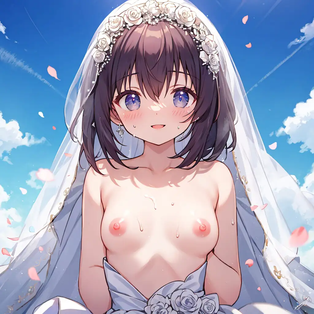 [かるみあ]ブライダル半裸の花嫁
