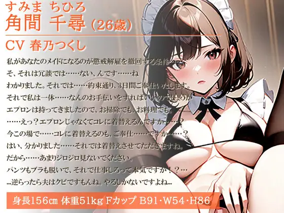 [寝取り寝取られ人妻ボイス]【NTR】パワハラ上司の巨乳若妻を3日間、僕専用メイドとして人妻オマンコに中出し謝罪させた話【人妻/調教】