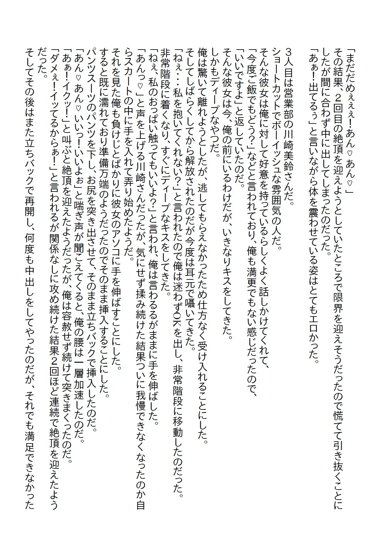 [さのぞう]会社の女子社員の性奴○になったが、全員返り討ちにしてあげた ～義妹がエロ過ぎて泣いた番外編～