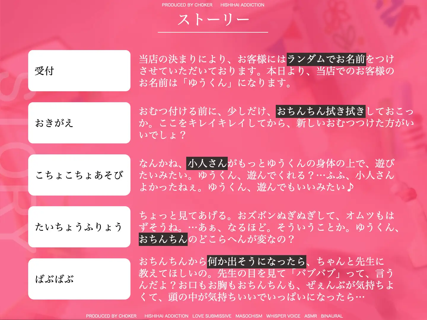 [被支配中毒]乳首をイジメてくれると噂の会員制メスマゾ保育園…巨乳保母さんに甘やかされてもう大人には戻れない【期間限定特典付】