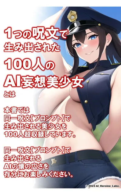 [AIヒロイン研究会]1つの呪文で生み出された100人のAI妄想美少女-24【ビキニポリス女子3 えちかわNo.1決定戦編】