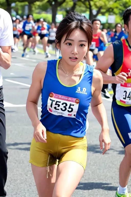 [P-AI planning]おもらしマラソン女子