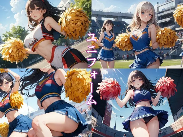 [ちゅぷまる。]【80%OFF】アイドル級チアリーダー部生ハメ学園祭2