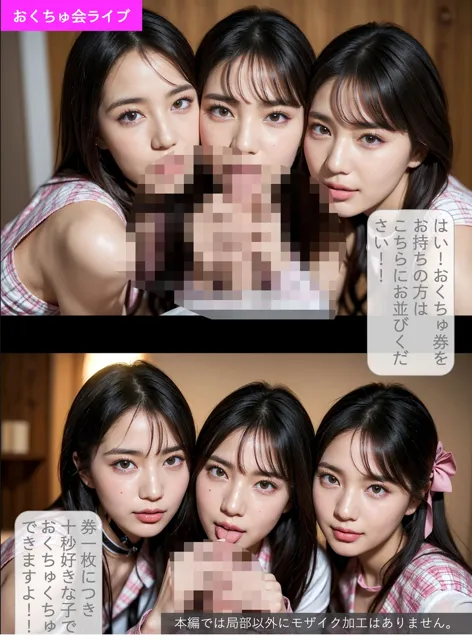 [顔面最強美双子（AI2Twins）]［ストーリー＋大量画像］爆乳美少女！地下アイドルのイキすぎやりすぎ精子まみれファンサービス！