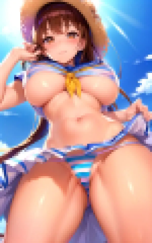 [ero02]セッ◯ス＆海が大好きな爆乳ライフセイバー