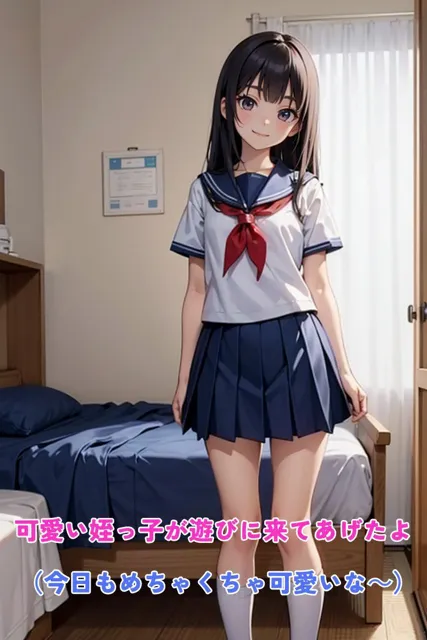 [えいあいにじ]姪っ子は童顔美少女 告白されたので中出ししました