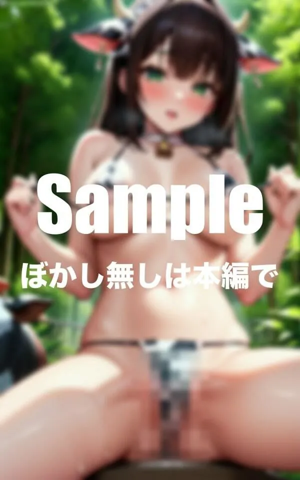 [おっぱい家族]【90%OFF】飲んでみる！？牛柄ビキニ美女