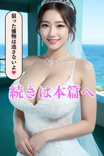 [巨乳美女]【大容量作品】新婚1年目の花嫁は実は寝取られ願望あり。ウエディングフォント中のカメラマンに夢中No.3