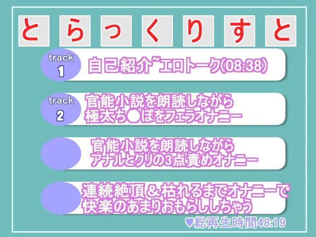 [ガチおな]【10%OFF】【新作価格】【豪華なおまけあり】【朗読オナニー】オナ禁1週間して欲求不満が溜まった真正ロリの官能小説を読みながら妄想＆クリとアナルの3点責めオナニーでおもらししちゃう