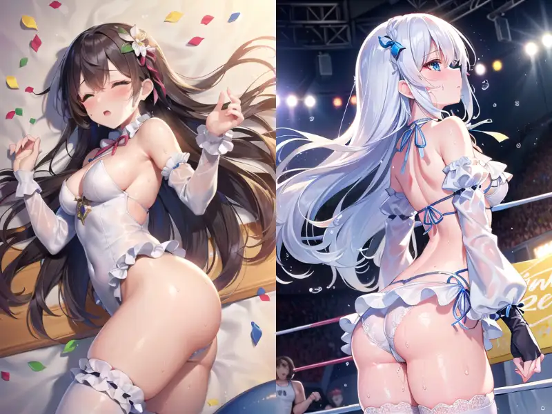 [mugi]AIアイドル美少女プロレスラーCG集 Vol.9 グロッキーファイト・コレクション[1/2]