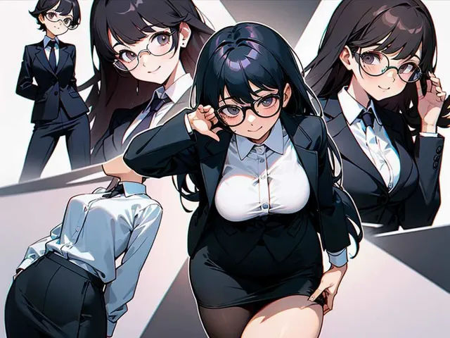 [満点星]【微エロ】フェチコレVol.6 白シャツ・タイトスカートの巨乳OLコレクション【総枚数157枚】