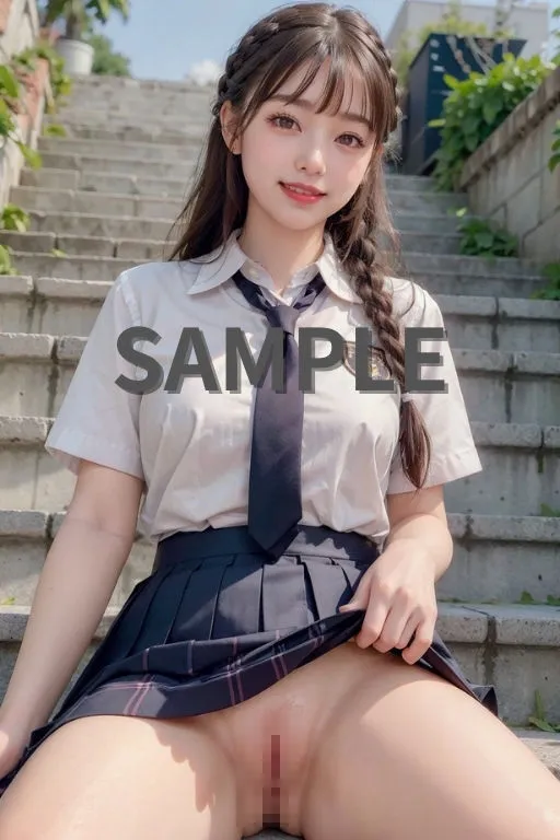 [AI生成サークル]学校1のマドンナ姫川さん 写真集・ストーリー・おまけの3点セット