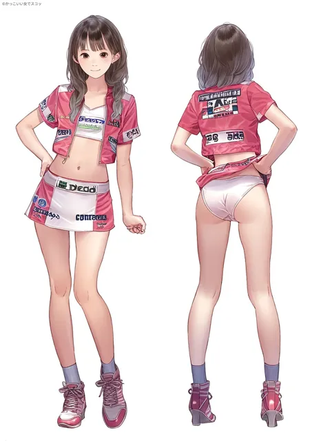 [かっこいい女でスコ]レースクイーンの後ろ姿