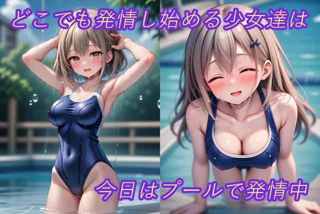 [KAW-AI-アイは正義]【75%OFF】発情少女達の濡れた身体3-［巨乳］-スク水・プール