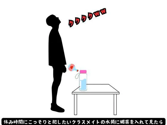 [ai同人作家界の風雲児]【90%OFF】クラスメイトに媚薬を飲ませたら発情し脱ぎ始めた。