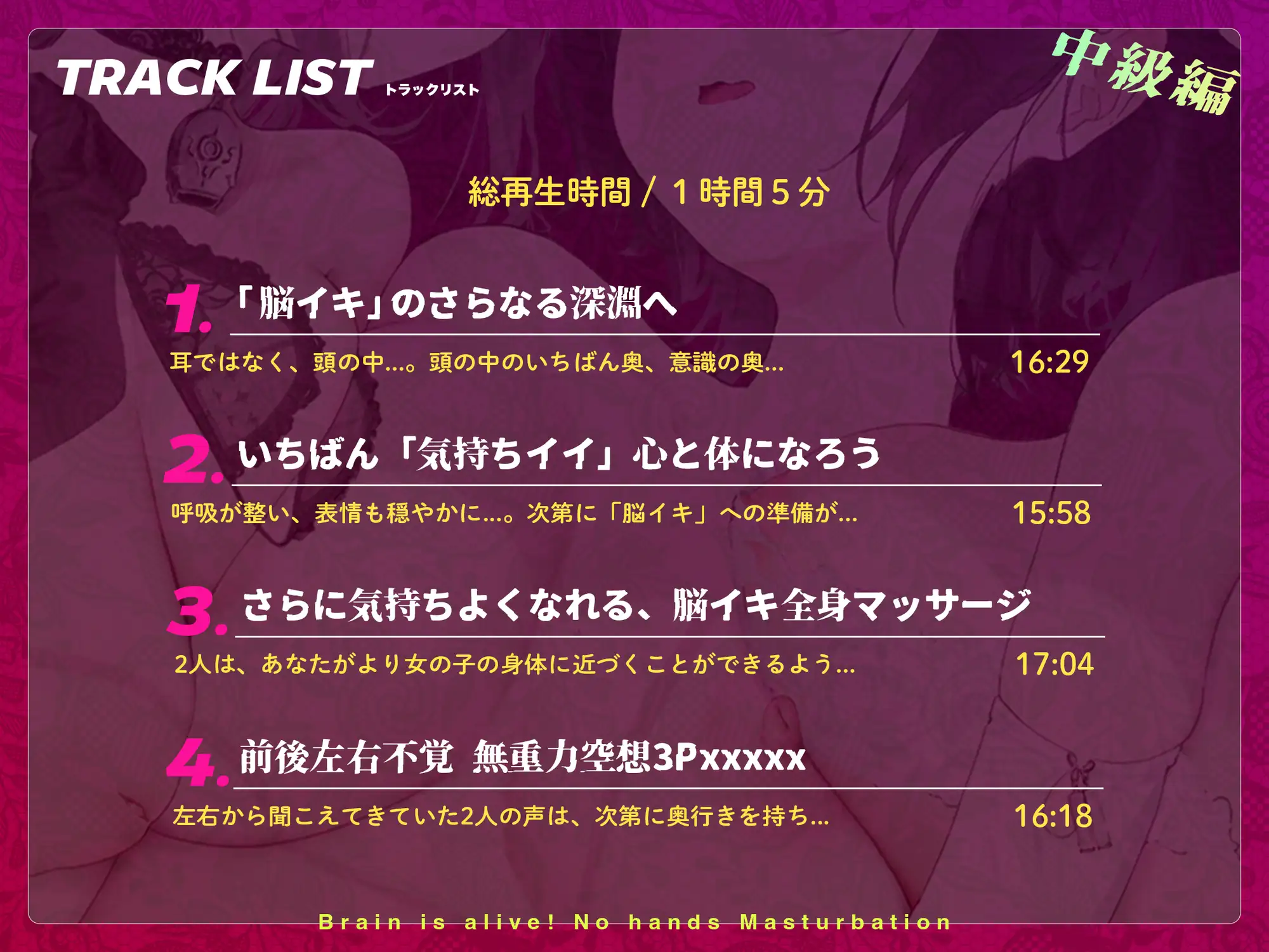 [空心菜館]【失禁注意!】誰でも出来る!決定版「はじめての」脳イキ!ノーハンドオナニー中級編～射精感を遥かに超える女性と同様の深いオーガズム～【PC筋+催○式】