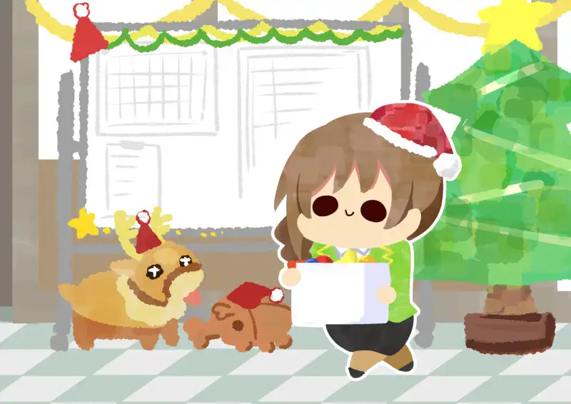 [キノコの森]あるとしのクリスマスにて