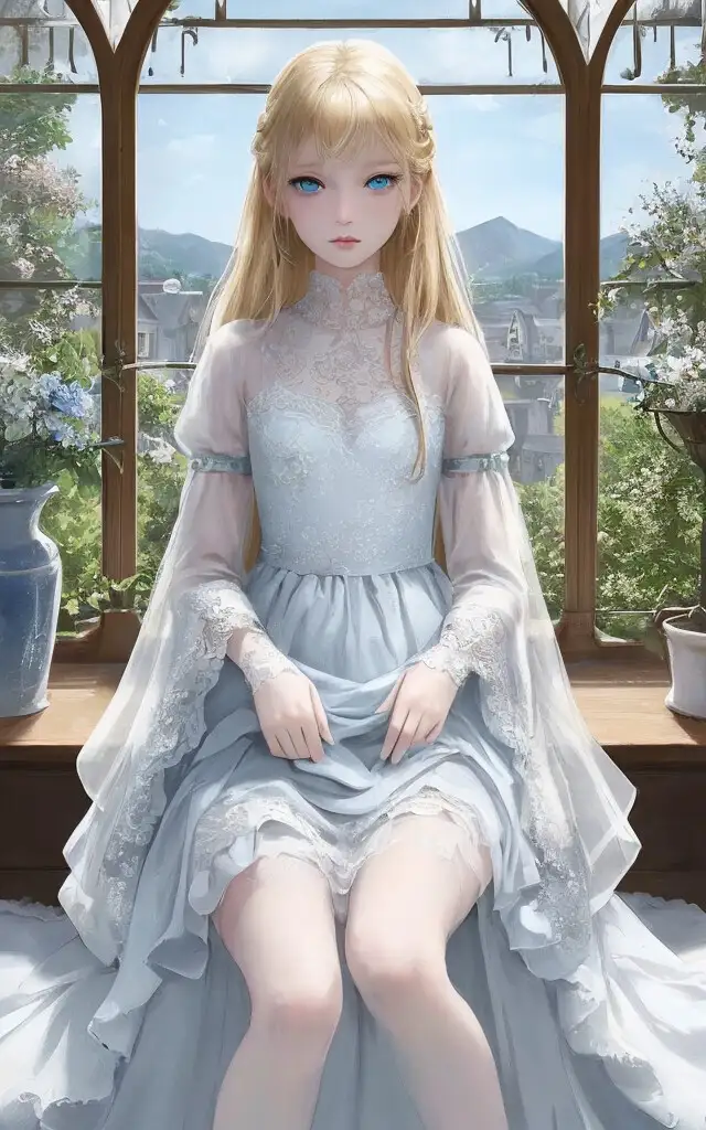 [エーアイ アーツ ユーケー]Transparent flower & dress