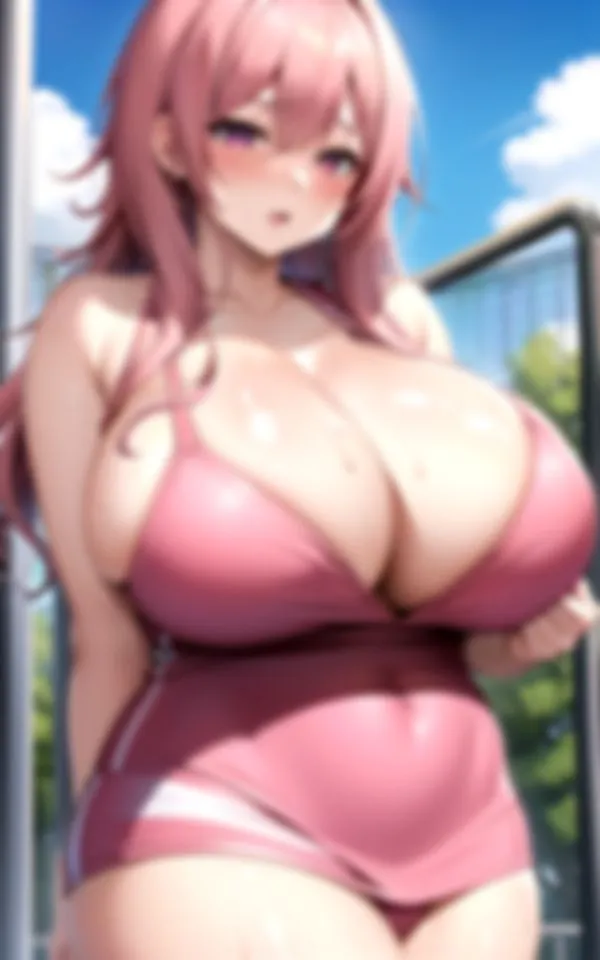 [ファンタジーフレームズフォージ]爆乳ピンク髪のHおっぱい