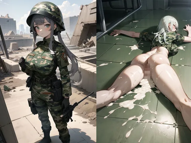 [猫P2]【90%OFF】敵軍に囚われた女兵士