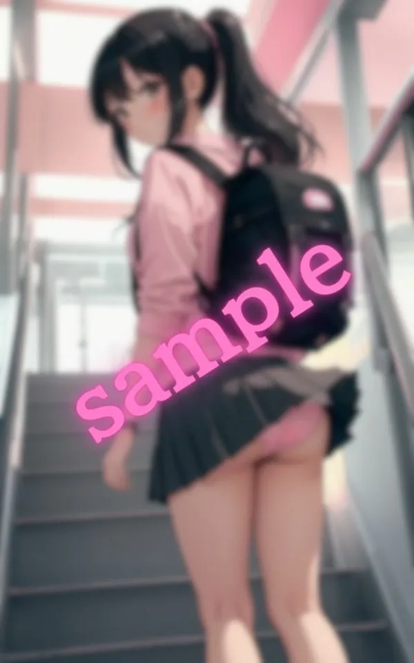 [AIビチョビチョ部]【90%OFF】ミニスカを穿いて誘惑してくる美少女画像集