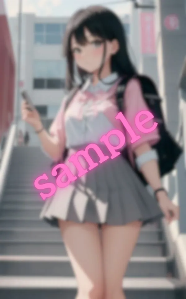 [AIビチョビチョ部]【90%OFF】ミニスカを穿いて誘惑してくる美少女画像集