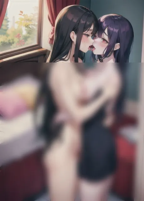 [くれよん王国]百合えっち「裸でエロい行為。女の子同士のえっち」