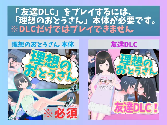 [猫3]【10%OFF】理想のおとうさん 友達DLC