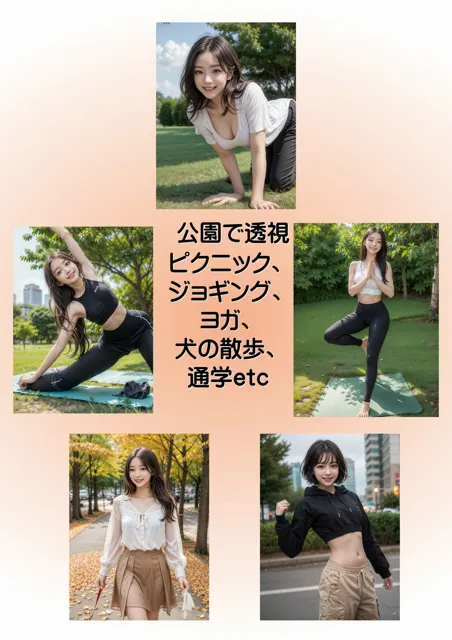 [R-factory]AI美女写真集 透視眼鏡 公園編