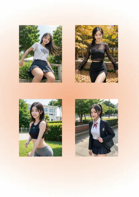 [R-factory]AI美女写真集 透視眼鏡 公園編