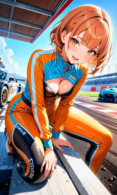 [BETA]エチエチカーレース部-レース後の汗だく女子と禁断のエチエチドリフト！-