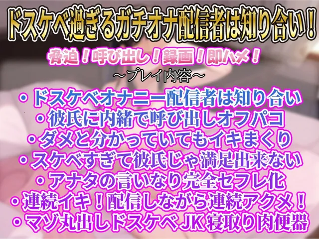 [ルヒー出版]【年上NTR】巨乳甘萌えボイスの彼氏持ち年上JKの裏垢発見！超ドスケベマゾ丸出しだから寝取って調教ハメ撮り肉便器