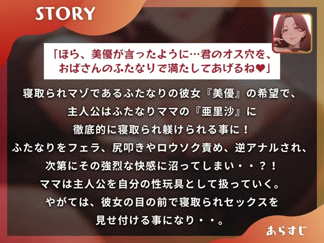 [仮性旅団]ふたなり彼女のママ様による寝取られマゾ活〜娘公認で寝取られるマゾオス〜【ドM向け】【KU100】