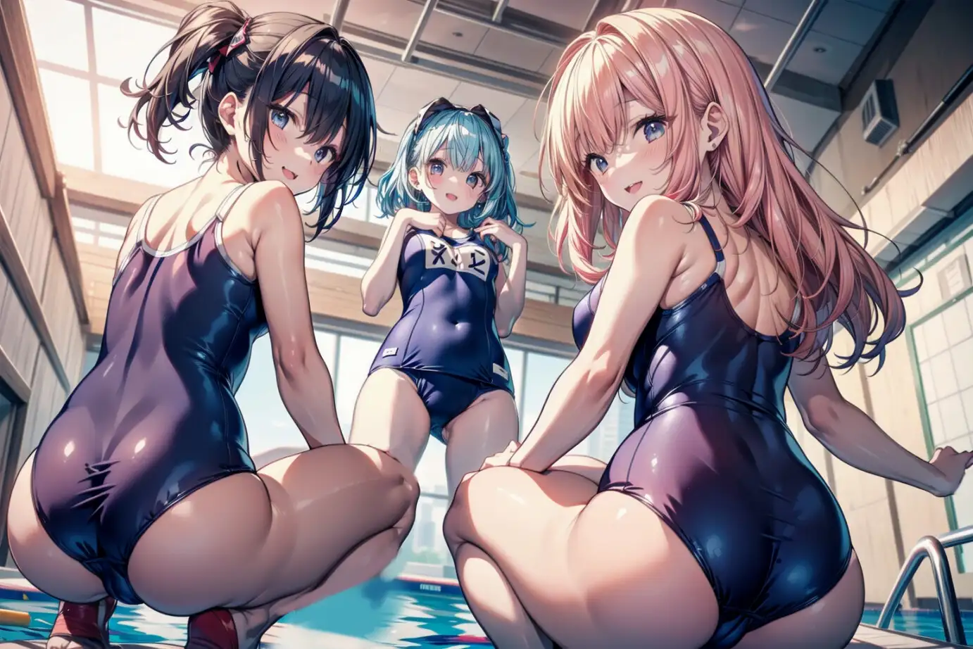 [性癖懺悔室]スク水浴衣美少女イラスト集3