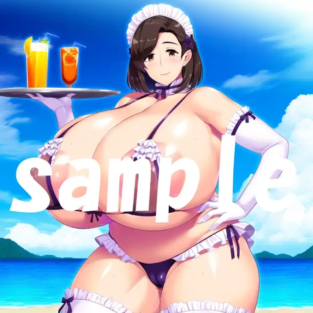 [ムチムチの楽園]爆乳メイドビーチ